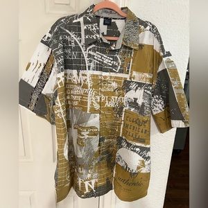 Phat Farm- Men’s Boheiman , XXL button down casual wear shirt